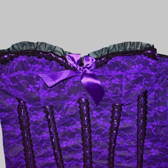 Royal Purple Fairy Corset 2X - Picture 3 of 4
